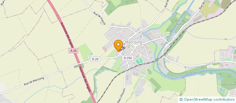 localisation de l'entreprise MONSIEUR HERVE MANTEAU  MARCOING