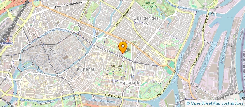 localisation de l'entreprise MONSIEUR HERVE MANTZ à STRASBOURG