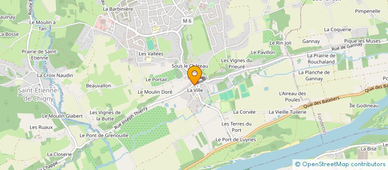 localisation de l'entreprise MONSIEUR HERVE MAQUET  LUYNES