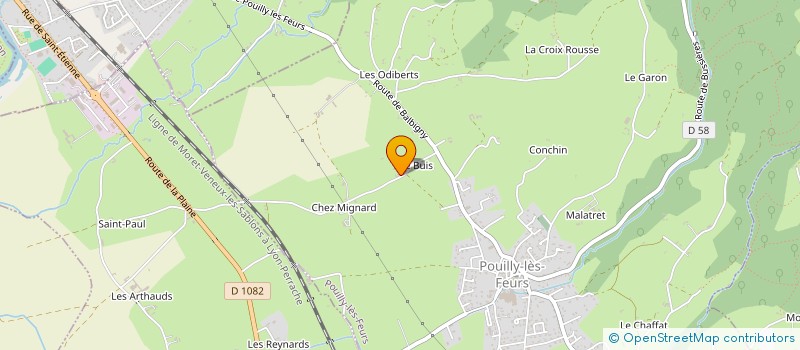 localisation de l'entreprise MONSIEUR HERVE MARC DEVILLE  POUILLY-LES-FEURS