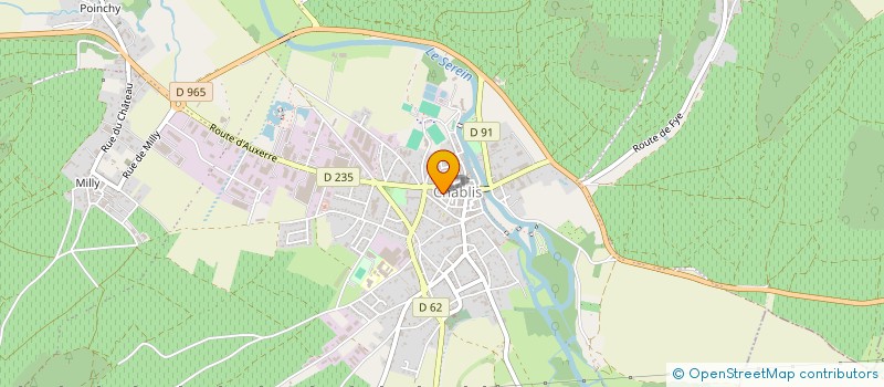 localisation de l'entreprise MONSIEUR HERVE MARCEAU  CHABLIS