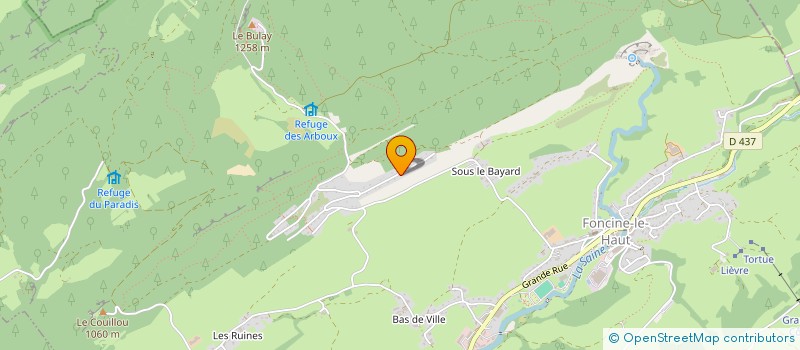 localisation de l'entreprise MONSIEUR HERVE MARCHAL  FONCINE-LE-HAUT