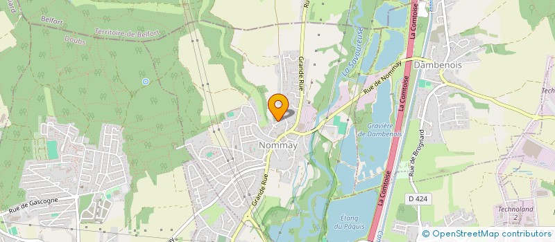 localisation de l'entreprise MONSIEUR HERVE MARCHAL  NOMMAY