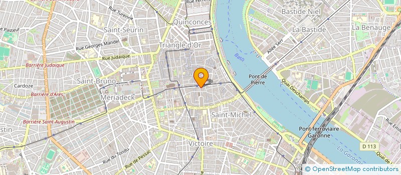 localisation de l'entreprise MONSIEUR HERVE MARGHIERI  BORDEAUX