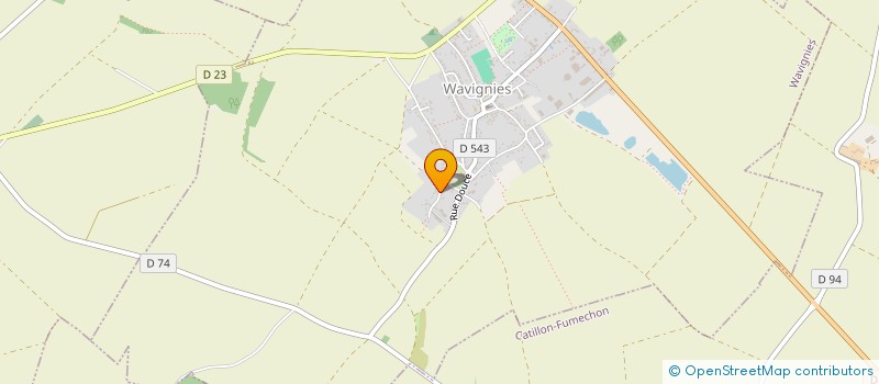 localisation de l'entreprise MONSIEUR HERVE MARGUIN  WAVIGNIES
