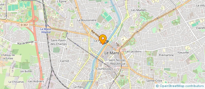 localisation de l'entreprise MONSIEUR HERVE-MARIE COTTEN  LE MANS