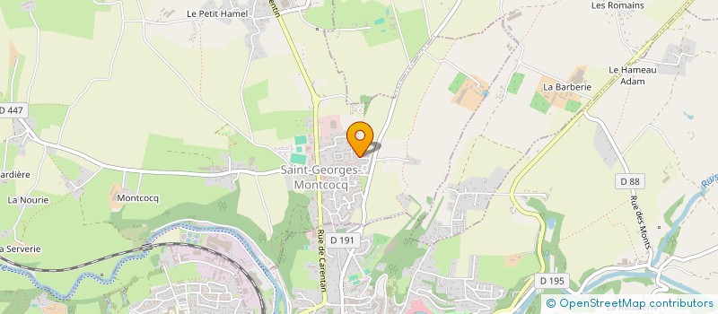 localisation de l'entreprise MONSIEUR HERVE MARITANO  SAINT-GEORGES-MONTCOCQ
