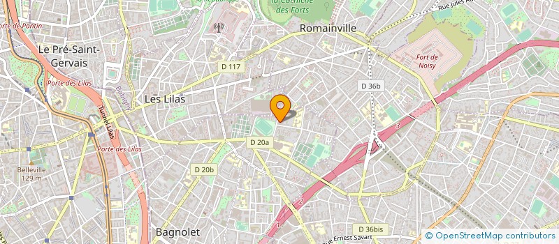 localisation de l'entreprise MONSIEUR HERVE MARLY à BAGNOLET