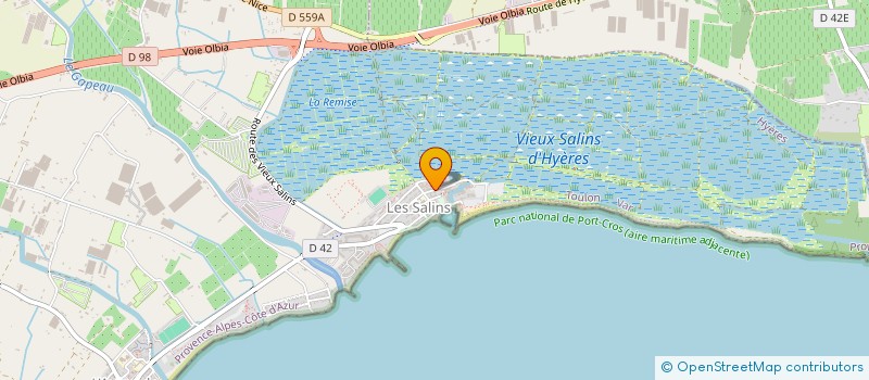 localisation de l'entreprise MONSIEUR HERVE MAROLLEAU à HYERES