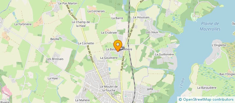 localisation de l'entreprise MONSIEUR HERVE MARREC  SUCE-SUR-ERDRE