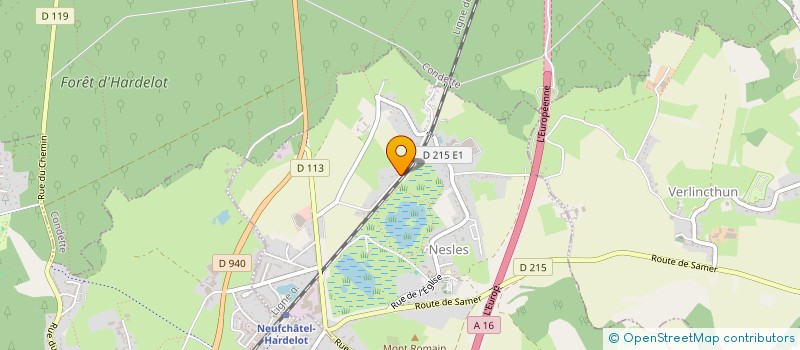 localisation de l'entreprise MONSIEUR HERVE MARTEL  NESLES