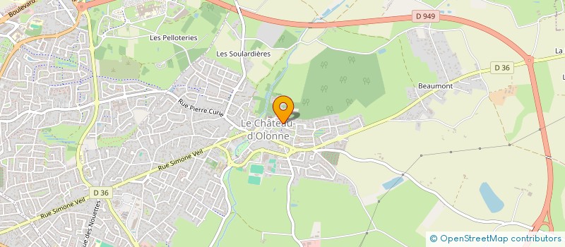 localisation de l'entreprise MONSIEUR HERVE MARTIN à LES SABLES D'OLONNE