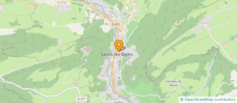 localisation de l'entreprise MONSIEUR HERVE MARTIN à SALINS-LES-BAINS