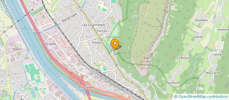 localisation de l'entreprise MONSIEUR HERVE MARTIN  SAINT-EGREVE