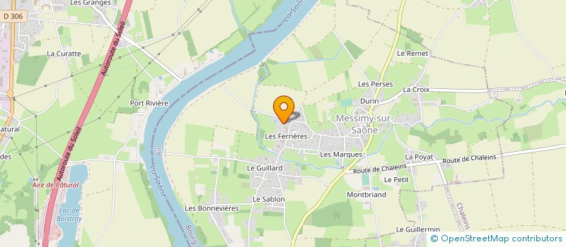 localisation de l'entreprise MONSIEUR HERVE MARTIN  MESSIMY-SUR-SAONE