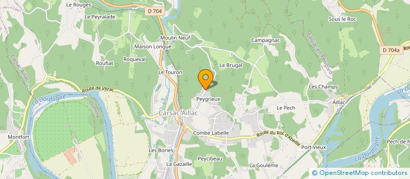 localisation de l'entreprise MONSIEUR HERVE MARTIN  CARSAC-AILLAC