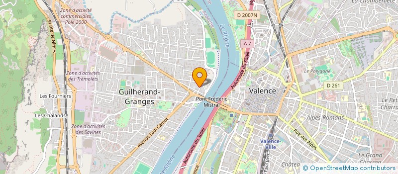 localisation de l'entreprise MONSIEUR HERVE MARTINEZ  GUILHERAND-GRANGES