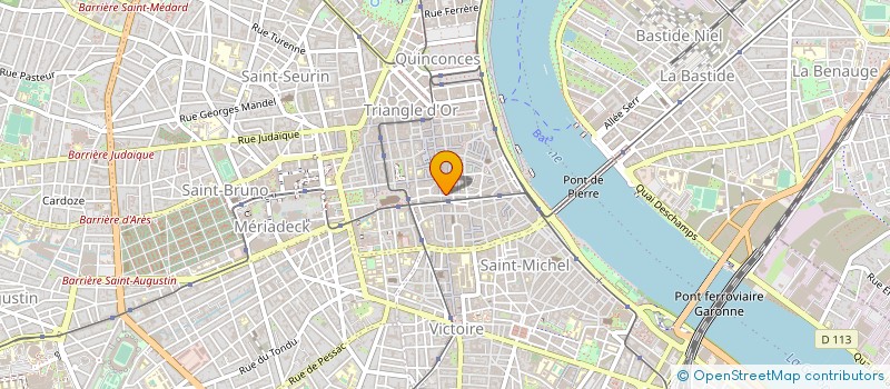 localisation de l'entreprise MONSIEUR HERVE MASSEAU  BORDEAUX