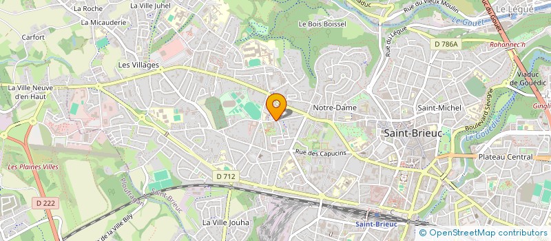 localisation de l'entreprise MONSIEUR HERVE MASSON à SAINT-BRIEUC