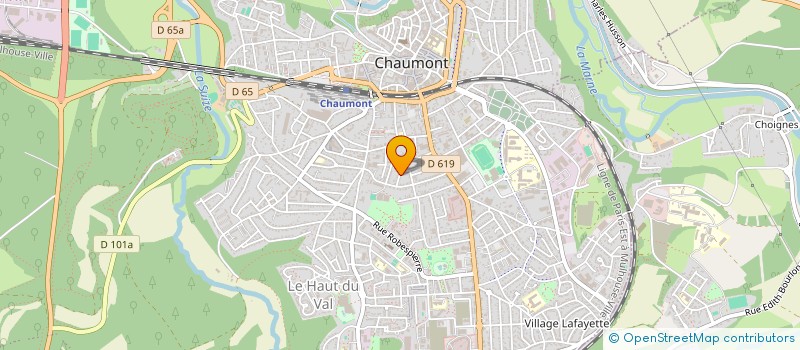 localisation de l'entreprise MONSIEUR HERVE MATHIEU à CHAUMONT