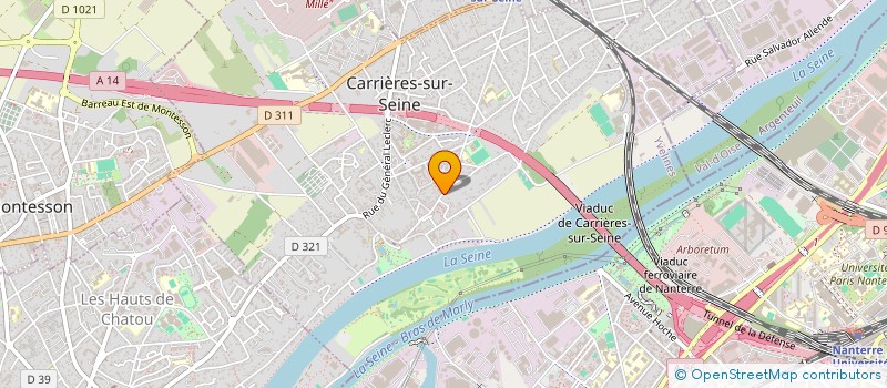 localisation de l'entreprise MONSIEUR HERVE MATHIEU à CARRIERES-SUR-SEINE