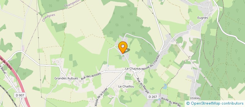 localisation de l'entreprise MONSIEUR HERVE MATHON  CHAULGNES