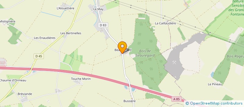 localisation de l'entreprise MONSIEUR HERVE MAUDUIT  ATHEE-SUR-CHER