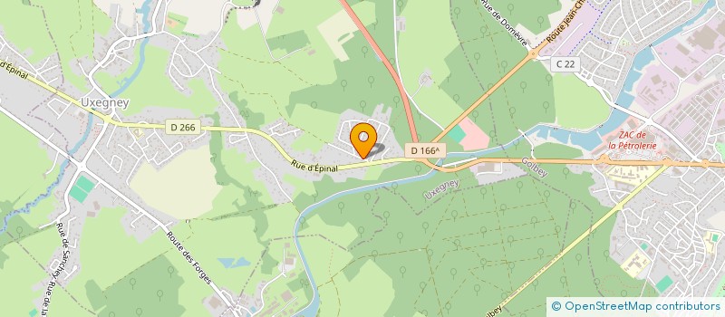 localisation de l'entreprise MONSIEUR HERVE MAUJEAN  UXEGNEY
