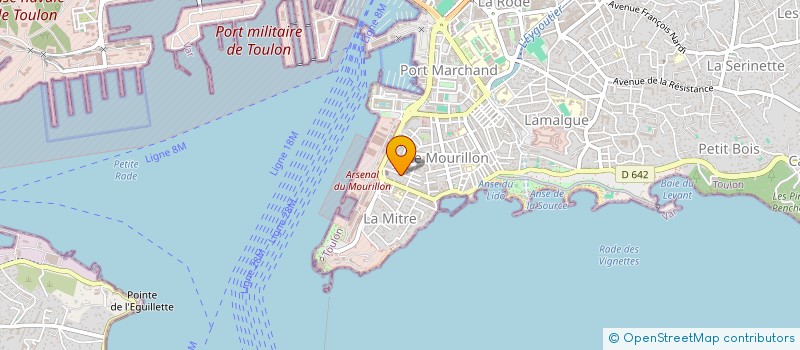 localisation de l'entreprise MONSIEUR HERVE MAURY  TOULON