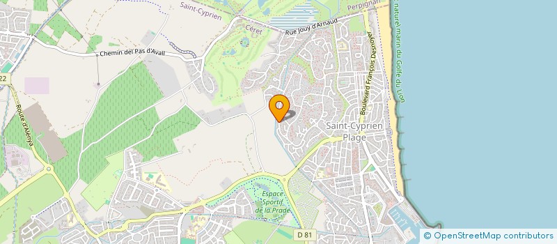 localisation de l'entreprise MONSIEUR HERVE MAZZARESE  SAINT-CYPRIEN