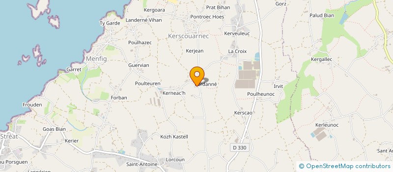 localisation de l'entreprise MONSIEUR HERVE MEAR  PLOUESCAT