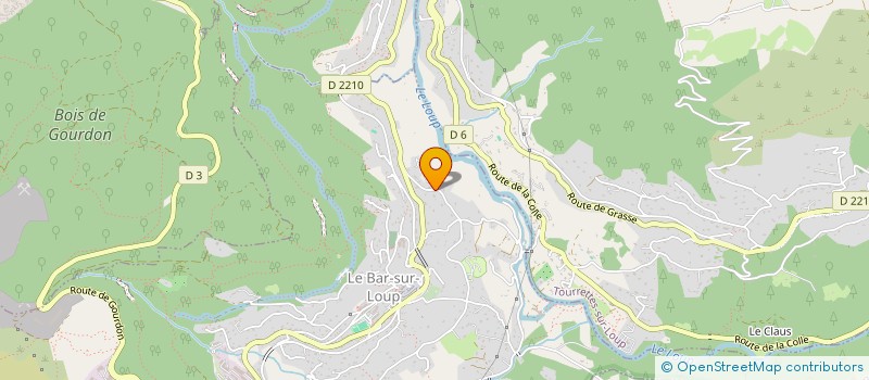 localisation de l'entreprise MONSIEUR HERVE MEERSMAN à LE BAR-SUR-LOUP