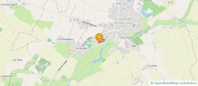 localisation de l'entreprise MONSIEUR HERVE MENARD à MONTAIGU-VENDEE