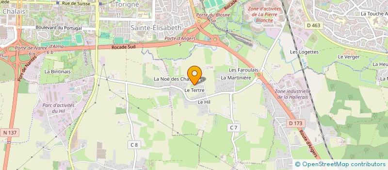 localisation de l'entreprise MONSIEUR HERVE MEROT à CHANTEPIE