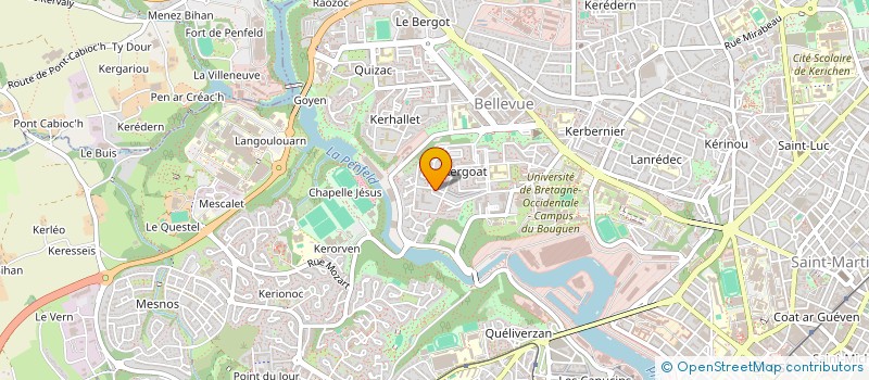 localisation de l'entreprise MONSIEUR HERVE MESLET à BREST