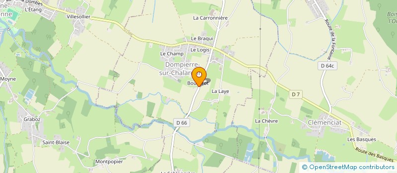 localisation de l'entreprise MONSIEUR HERVE MEUNIER  DOMPIERRE-SUR-CHALARONNE