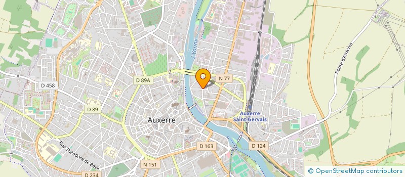 localisation de l'entreprise MONSIEUR HERVE MEURIOT à AUXERRE