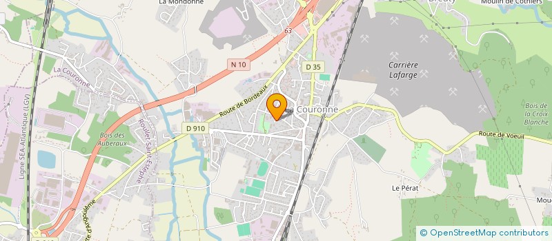 localisation de l'entreprise MONSIEUR HERVE MIALLIER  LA COURONNE