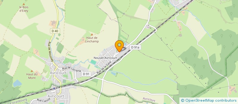 localisation de l'entreprise MONSIEUR HERVE MICHEL  AVRICOURT