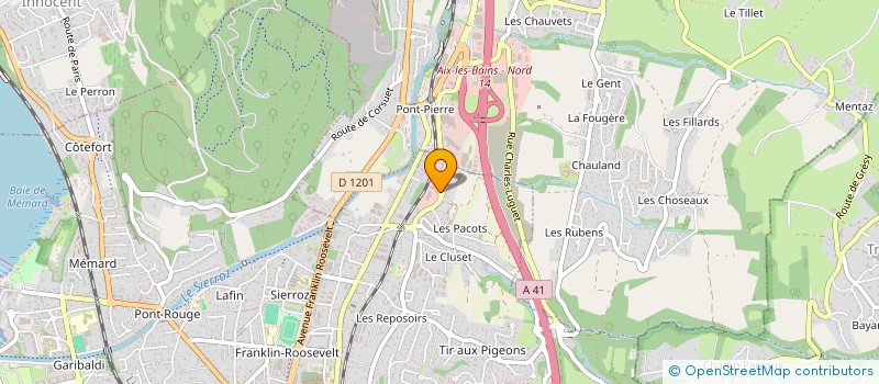 localisation de l'entreprise MONSIEUR HERVE MICIC à AIX-LES-BAINS