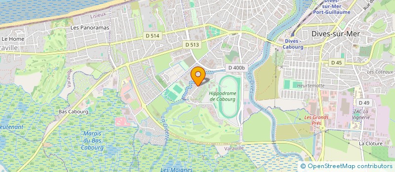 localisation de l'entreprise MONSIEUR HERVE MIDOCQ  CABOURG