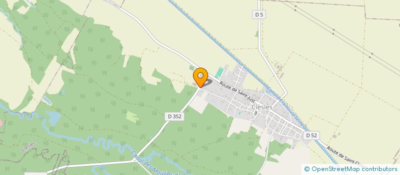 localisation de l'entreprise MONSIEUR HERVE MILLON  CLESLES