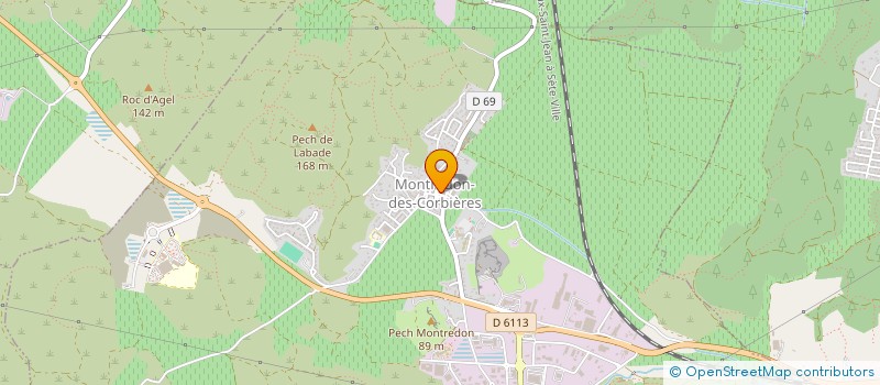 localisation de l'entreprise MONSIEUR HERVE MILLOT  MONTREDON-DES-CORBIERES