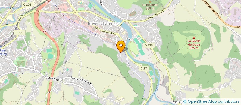 localisation de l'entreprise MONSIEUR HERVE MINARD  BRIVES-CHARENSAC