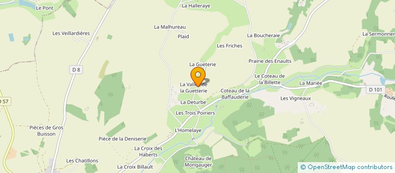 localisation de l'entreprise MONSIEUR HERVE MOISAN  SAINT EPAIN