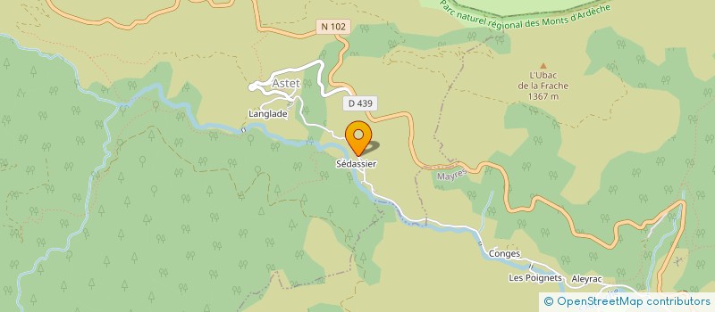 localisation de l'entreprise MONSIEUR HERVE MONCHAUX  ASTET