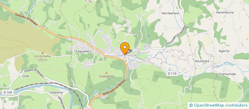 localisation de l'entreprise MONSIEUR HERVE MONGABURE  LOUHOSSOA