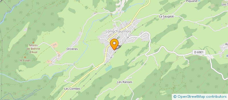 localisation de l'entreprise MONSIEUR HERVE MONIER  LONGCHAUMOIS