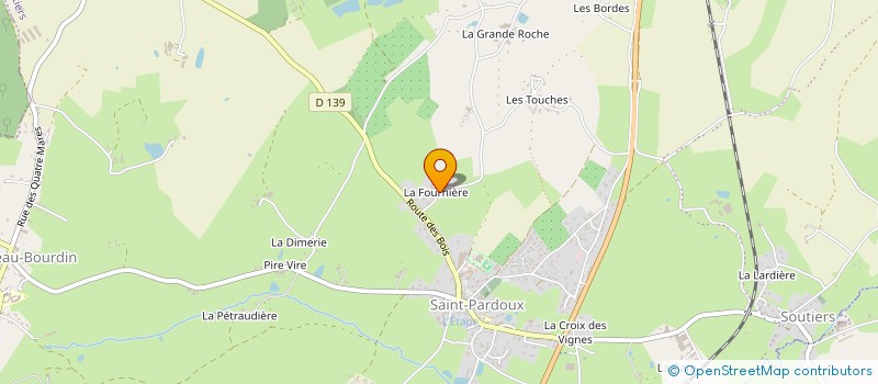 localisation de l'entreprise MONSIEUR HERVE MONJEAUD à VOUHE