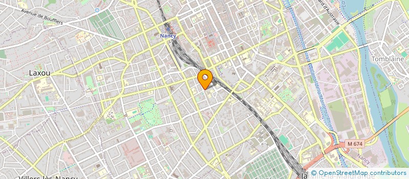 localisation de l'entreprise MONSIEUR HERVE MONNEAU  NANCY